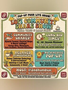 🌈 Lofi Pop-Up Share Show Is LIVE! 🌵 Community & Chill Vibes ☕LIKE SHOP VIBE 🎧